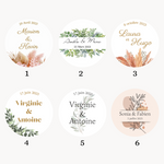 Bougies personnalisées collection bohème