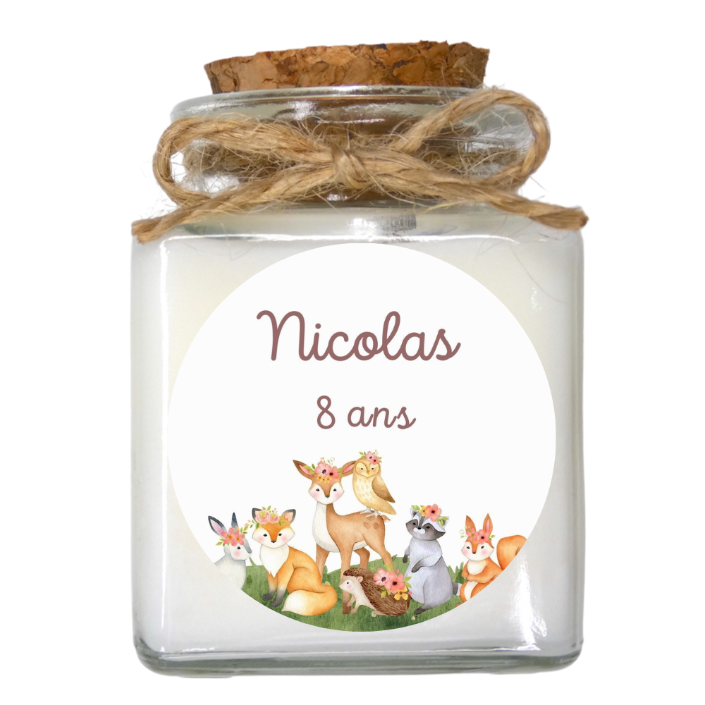 Bougie 50ml Anniversaire thème enfantin