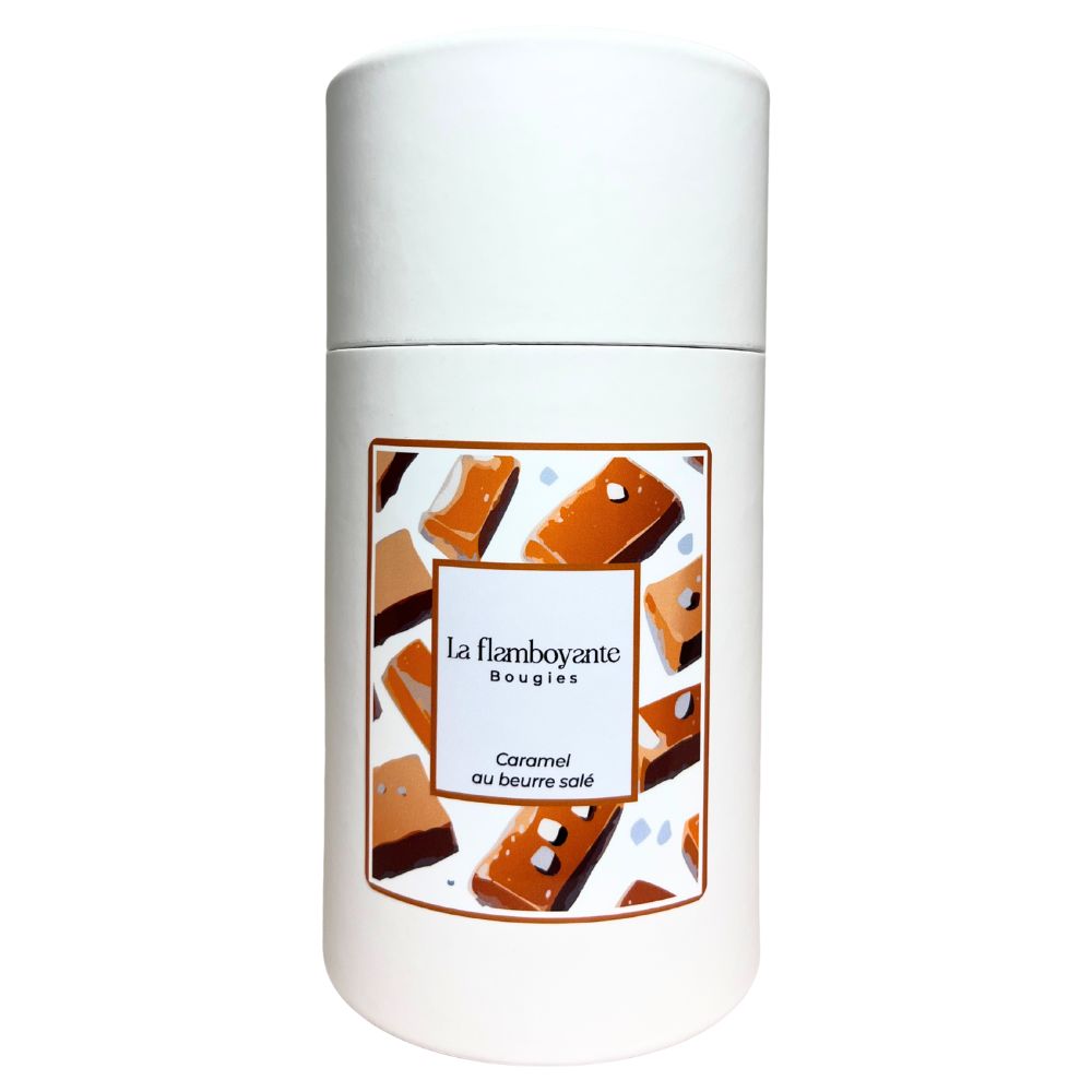 bougie perle de cire caramel au beurre salé