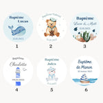 Bougies personnalisées thème Marin