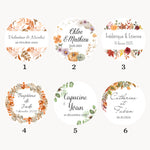 Bougies 50ml Baptême thème Automnal