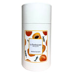 Bougie perle de cire abricot romarin