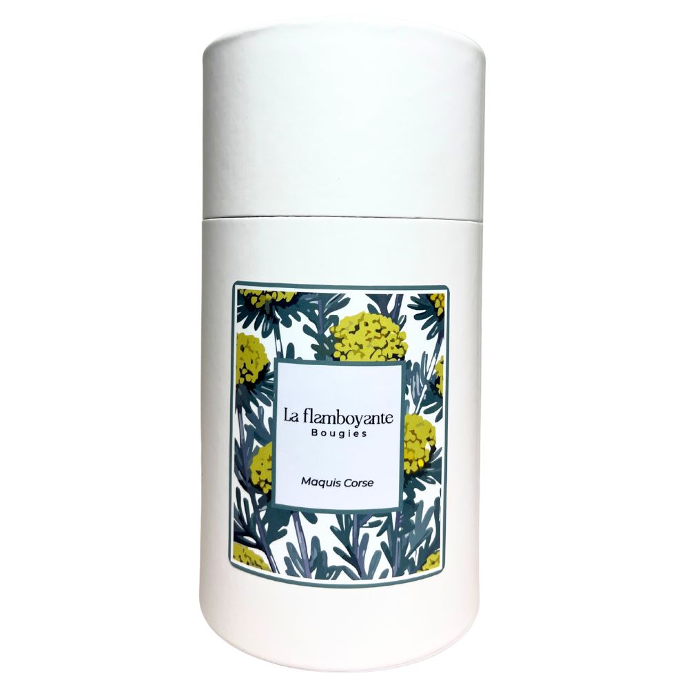 Bougie perle de cire maquis corse