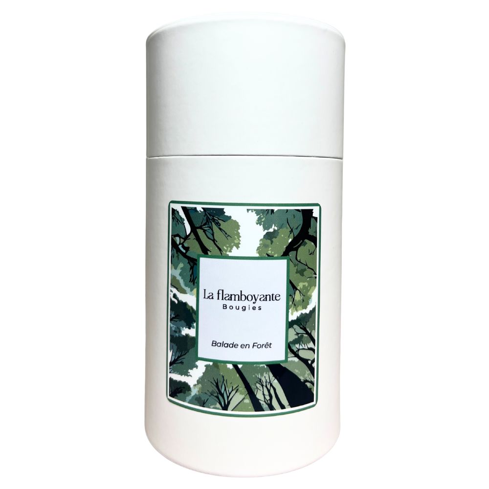 bougie perle de cire balade en forêt