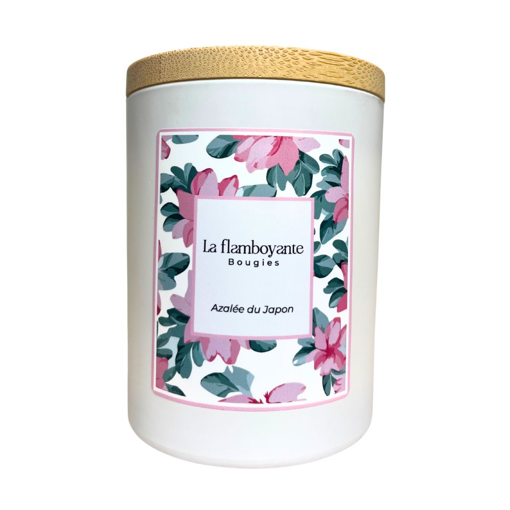 bougie parfumée azalée du japon