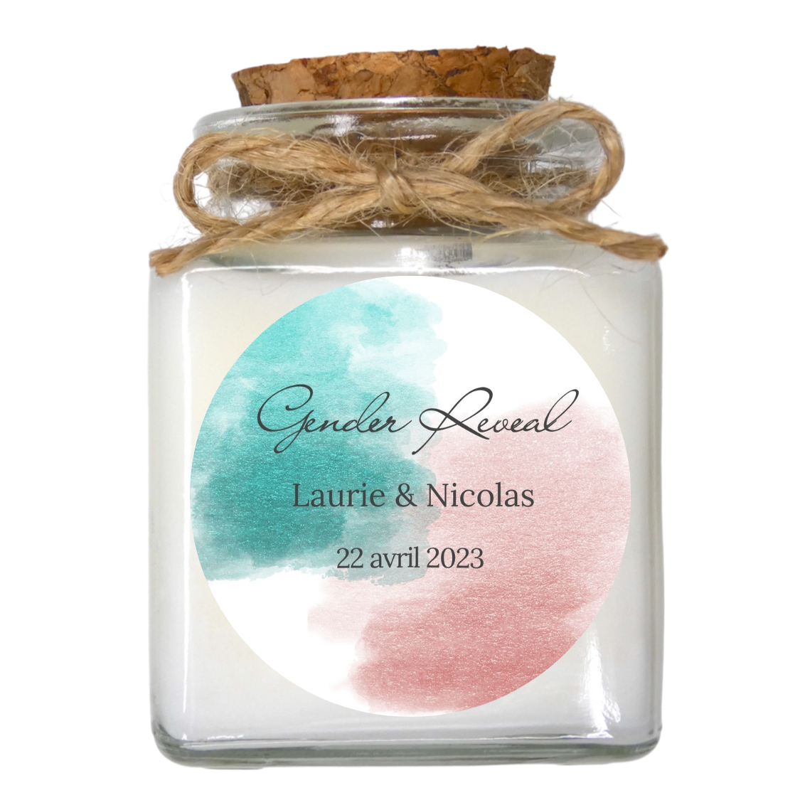 Bougie 50ml Gender Reveal