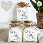 bougies personnalisées cadeau mariage