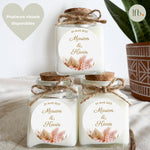 Bougies personnalisées collection bohème