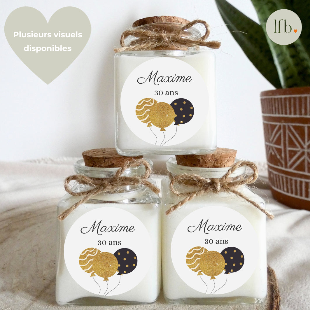 bougie 50ml anniversaire