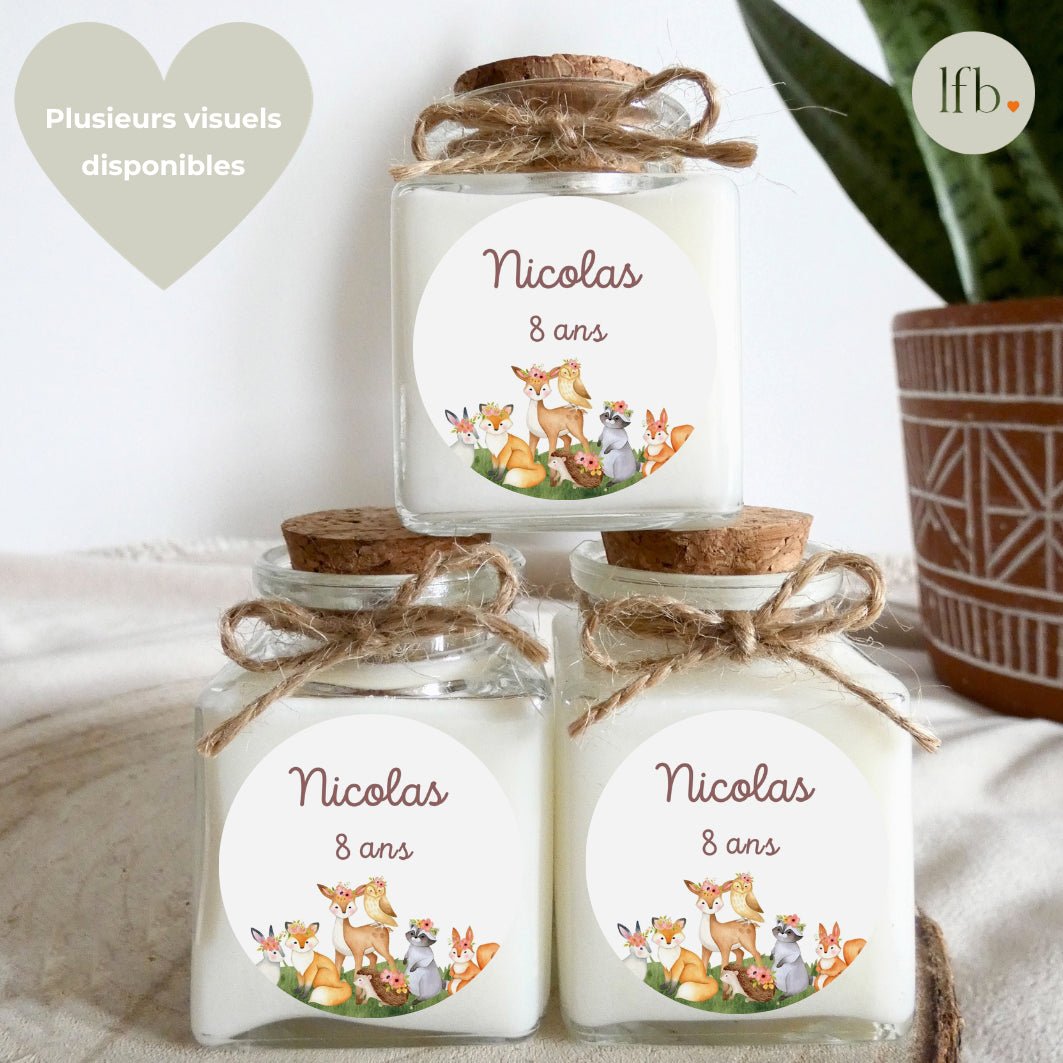 bougie 50ml anniversaire enfantin