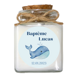 Bougies personnalisées thème Marin