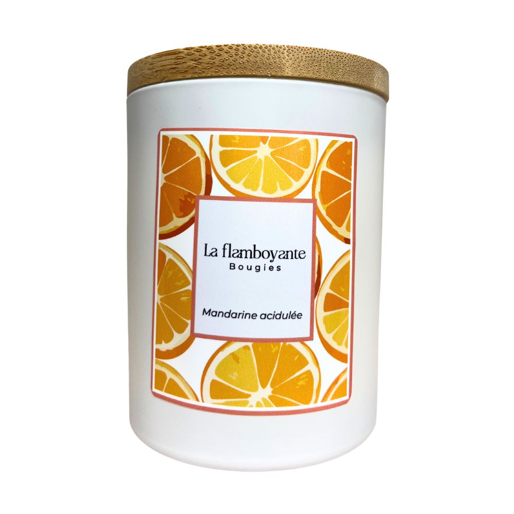 bougie parfumée mandarine acidulée