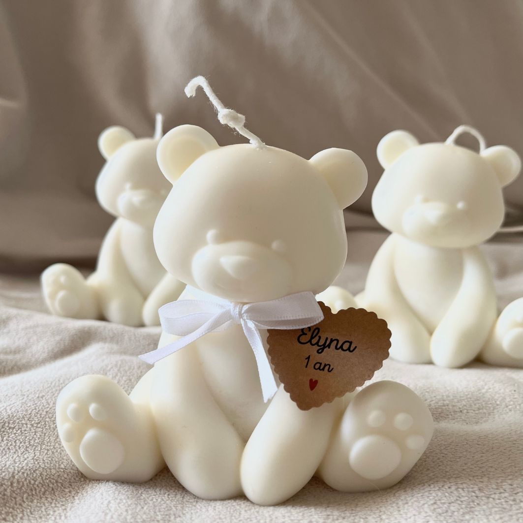 Bougie sculptée Ourson 160g