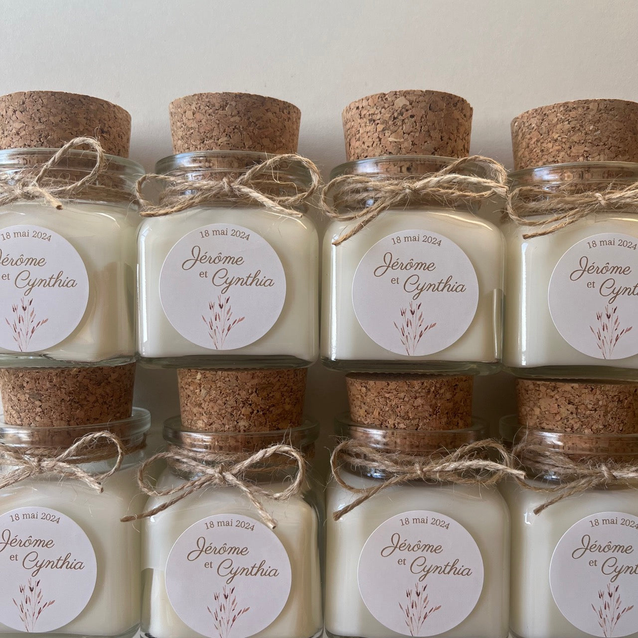 bougie 120ml baptême