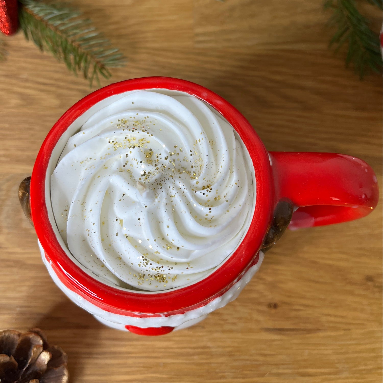 Bougie Mug Renne au nez rouge