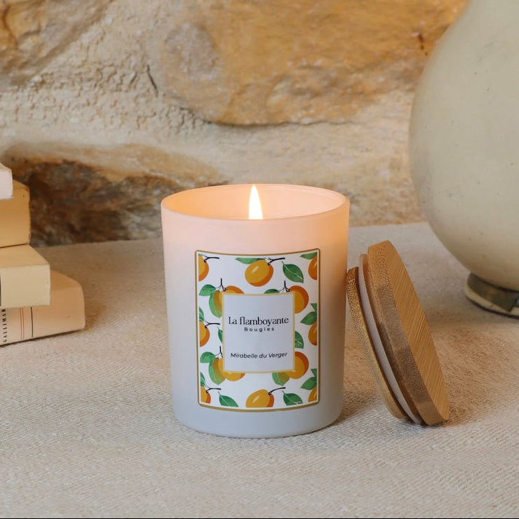 bougie parfumée mirabelle du verger