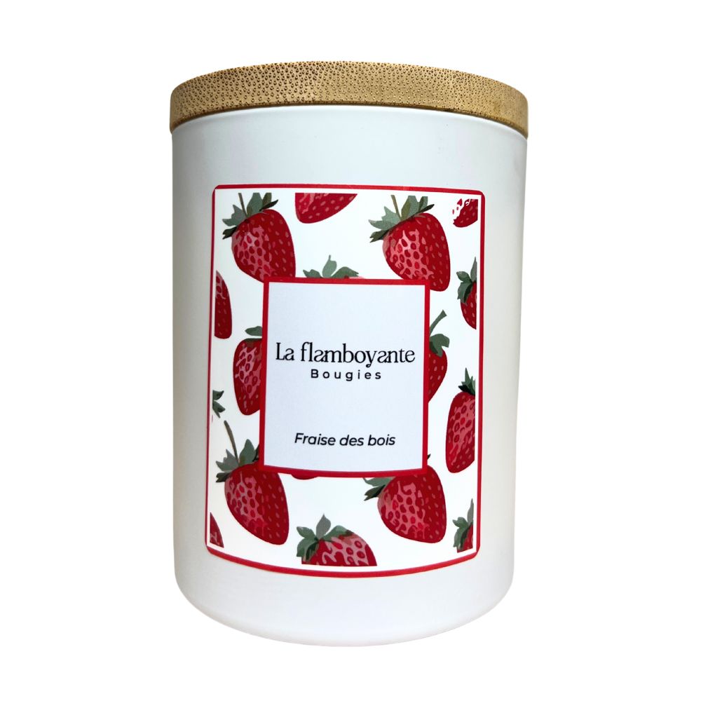 bougie parfumée fraise des bois
