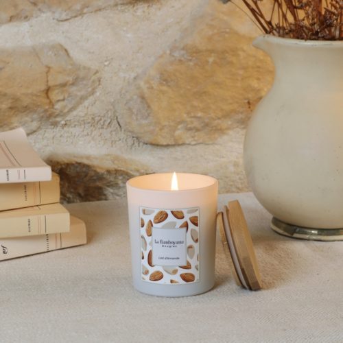 bougie parfumée lait d'amande