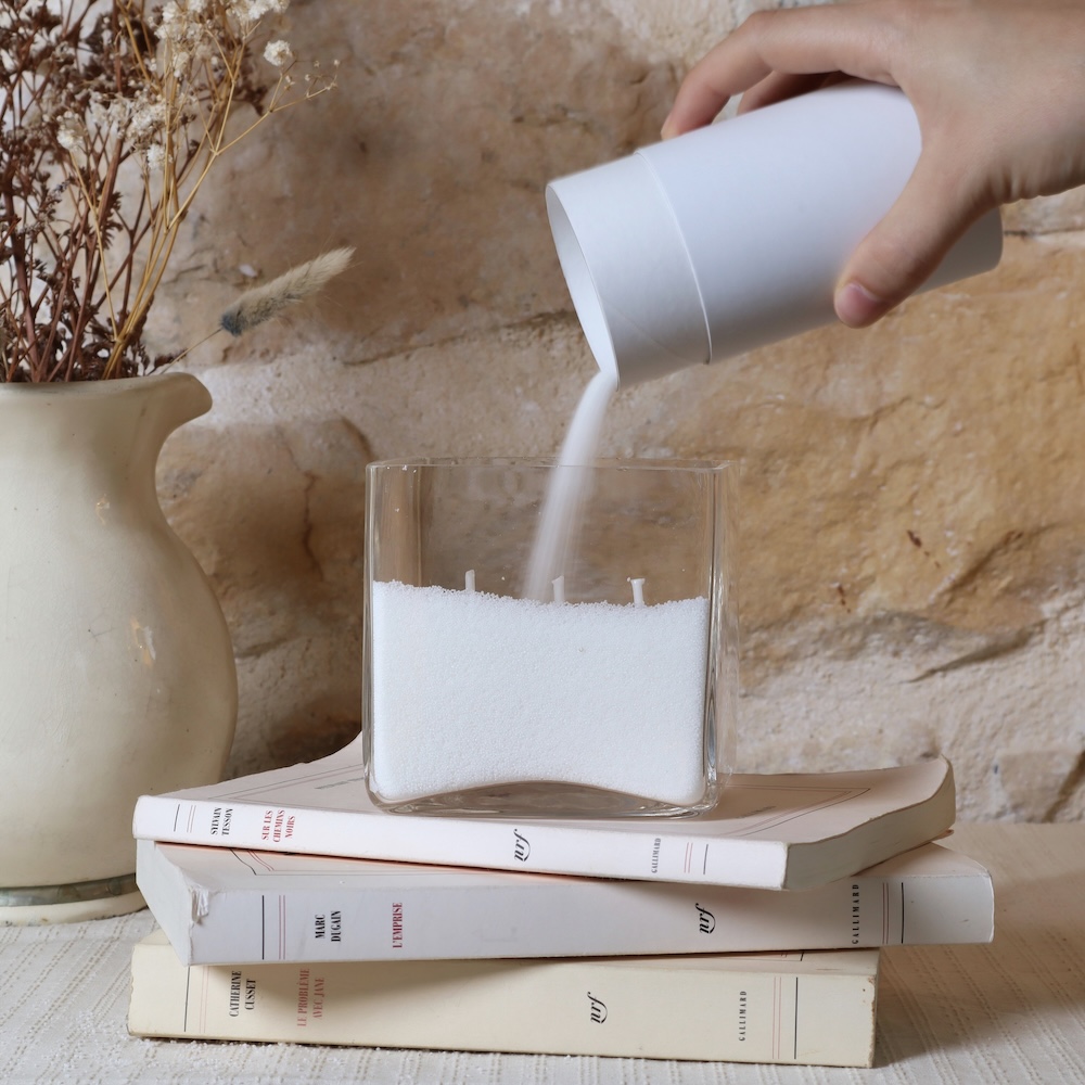 bougie perle de cire